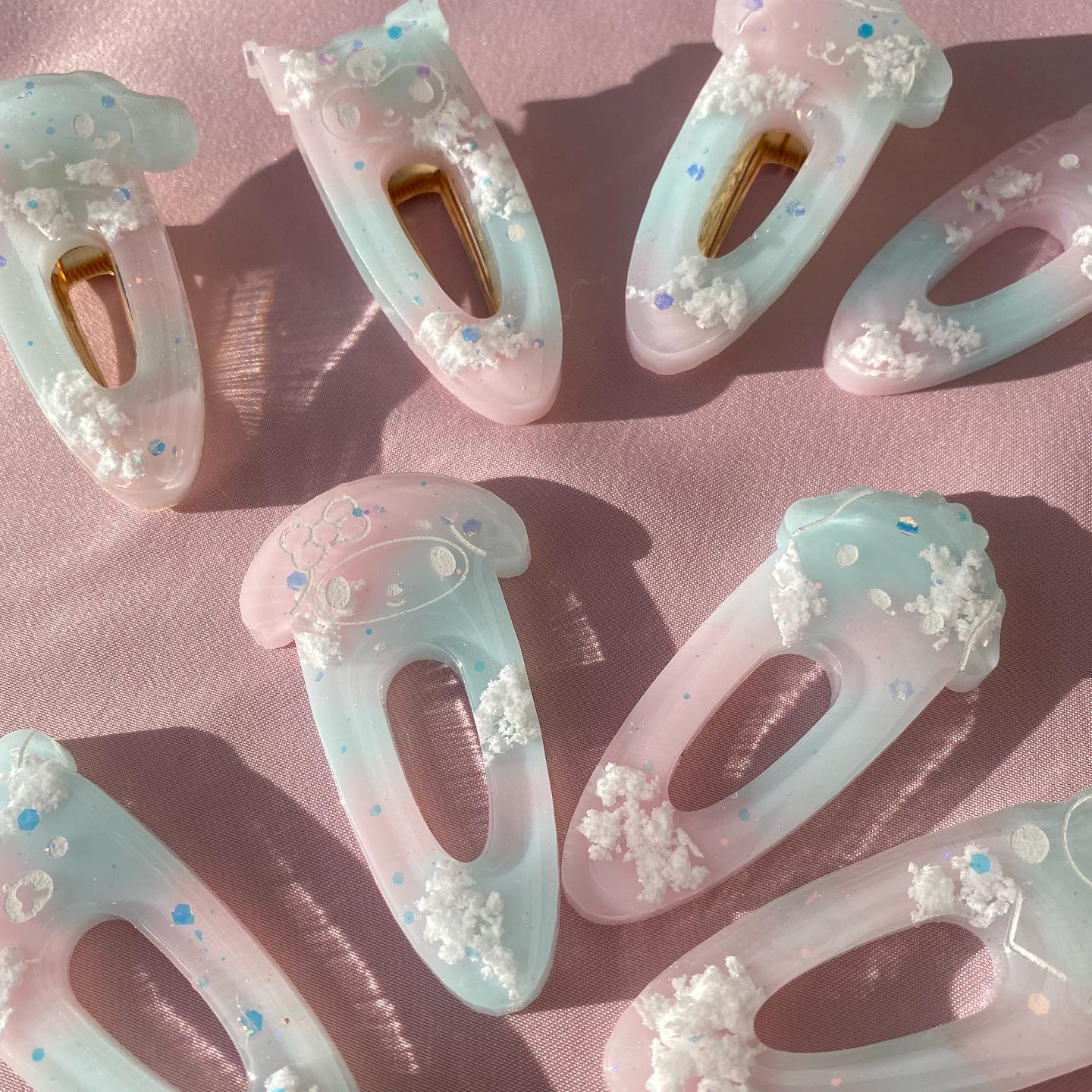 Resin Sanrio Hair Clips